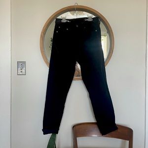 Gap skinny black corduroy pants